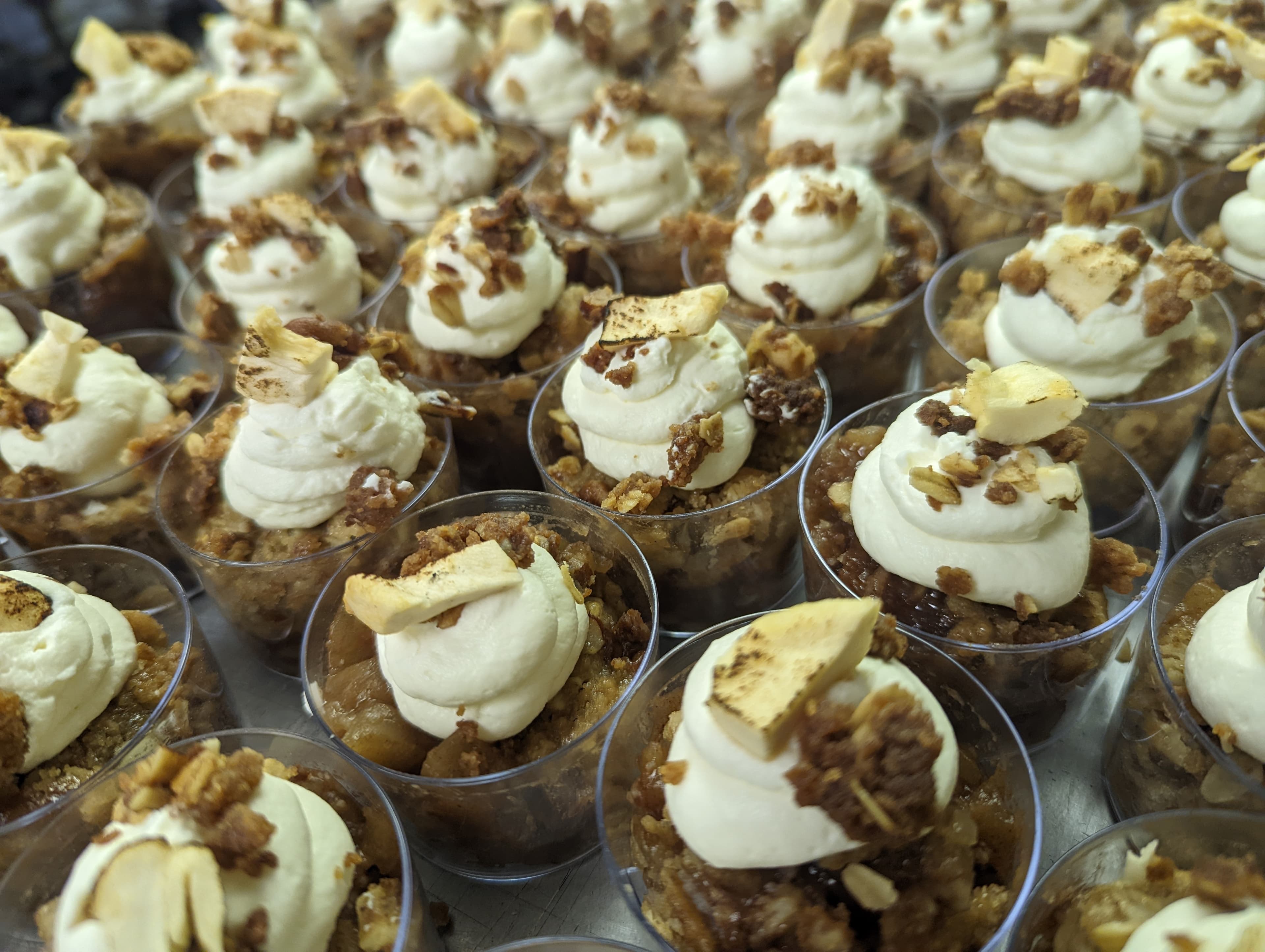 Mini Apple Crumble Desserts
